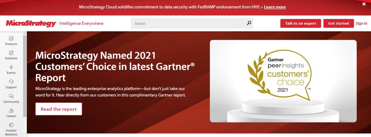 MicroStrategy New Platforms for Enterprise Analytics, Mobility and ...
